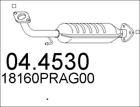 MTS 04.4530 - Каталізатор autocars.com.ua