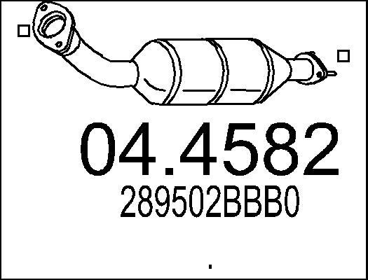 MTS 04.4582 - Каталізатор autocars.com.ua
