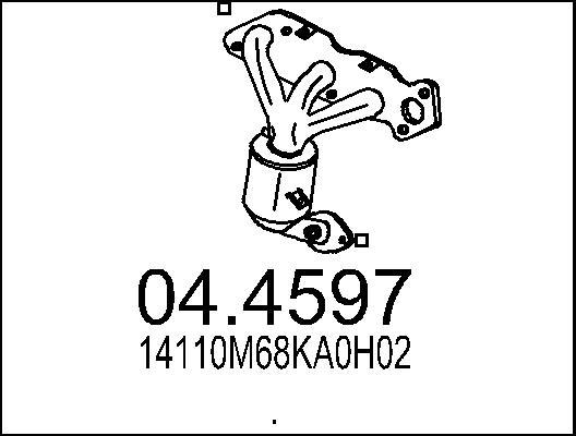 MTS 04.4597 - Каталізатор autocars.com.ua