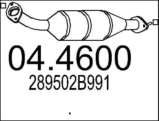 MTS 04.4600 - Каталізатор autocars.com.ua