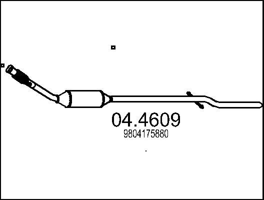 MTS 04.4609 - Каталізатор autocars.com.ua