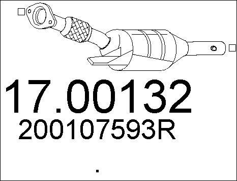 MTS 17.00132 - сажі / частковий фільтр, система вихлопу ОГ autocars.com.ua