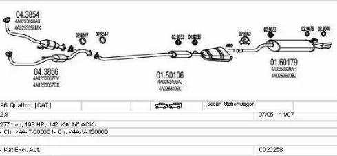 MTS C020268000649 - Система випуску ОГ autocars.com.ua