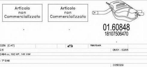 MTS C050329010104 - Система выпуска ОГ avtokuzovplus.com.ua