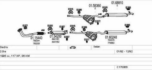 MTS C170066008823 - Система випуску ОГ autocars.com.ua