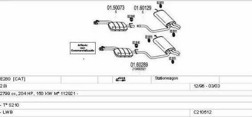 MTS C210512009042 - Система випуску ОГ autocars.com.ua