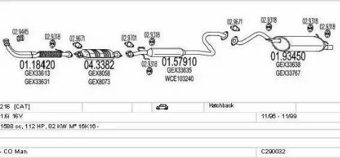 MTS C290032003473 - Система выпуска ОГ autodnr.net