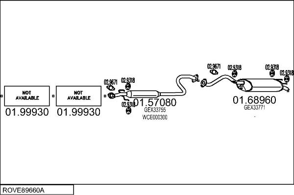 MTS ROVE89660A014633 - Система випуску ОГ autocars.com.ua