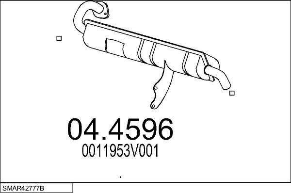 MTS SMAR42777B027992 - Система випуску ОГ autocars.com.ua