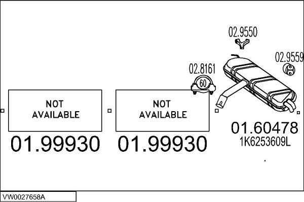 MTS VW0027658A020912 - Система випуску ОГ autocars.com.ua