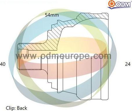 Multiparts 12-151991 - Шарнірний комплект, ШРУС, приводний вал autocars.com.ua