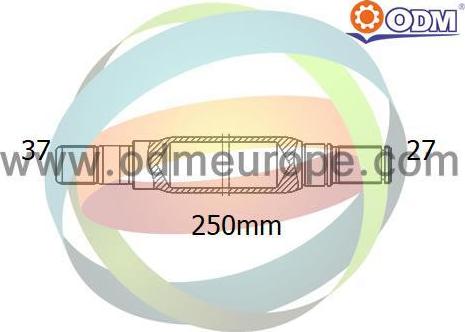 Multiparts 16-200010 - напівосьові вал, диференціал autocars.com.ua