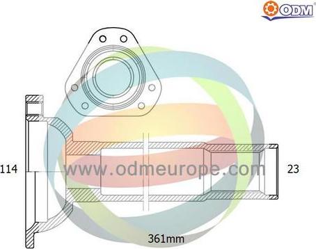 Multiparts 16-210100 - напівосьові вал, диференціал autocars.com.ua