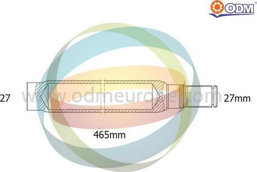 Multiparts 16-230040 - напівосьові вал, диференціал autocars.com.ua