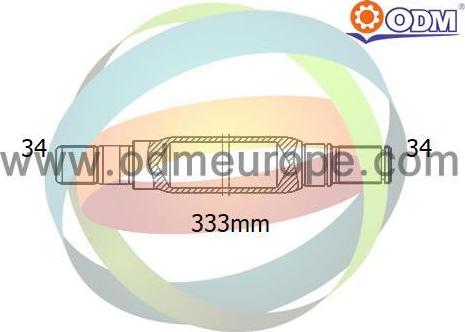 Multiparts 16-230060 - напівосьові вал, диференціал autocars.com.ua