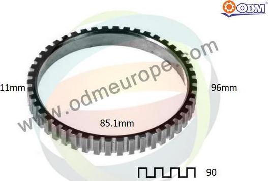 Multiparts 26-350002 - Зубчастий диск імпульсного датчика, протівобл.  устр. autocars.com.ua