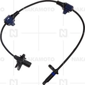 Nakamoto K43-HON-18010179 - Датчик ABS, частота вращения колеса autodnr.net