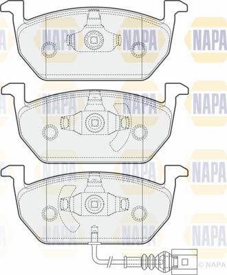 Key Parts KBP2511 - Гальмівні колодки, дискові гальма autocars.com.ua