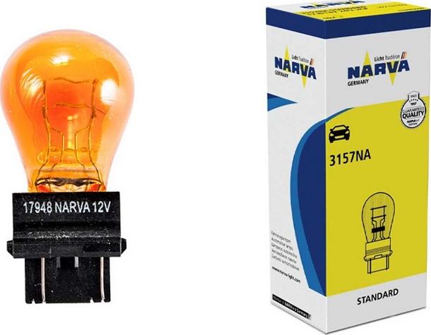 Narva 17948 - Лампа америка жовта PY27-7W 12V 19.4-2.2CP W 2.5x16d autocars.com.ua