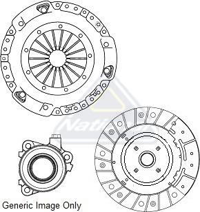 National CK10470-106 - Комплект сцепления autodnr.net