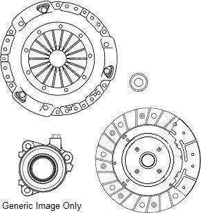 National CK10320-70 - Комплект сцепления avtokuzovplus.com.ua