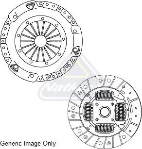NATIONAL CK10403 - Комплект зчеплення autocars.com.ua