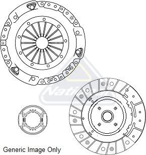 NATIONAL CK10536 - Комплект зчеплення autocars.com.ua
