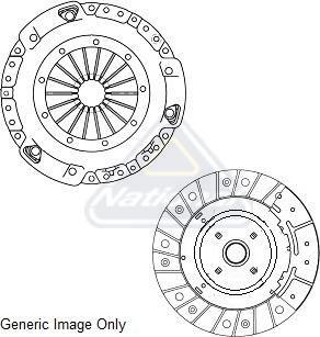 NATIONAL CK10535 - Комплект зчеплення autocars.com.ua