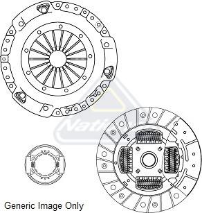 NATIONAL CK10518 - Комплект зчеплення autocars.com.ua