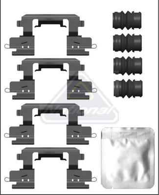 NATIONAL FK3177PK - Комплектуючі, колодки дискового гальма autocars.com.ua