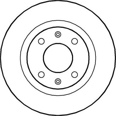 National NBD022 - Гальмівний диск autocars.com.ua