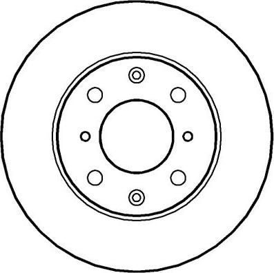 National NBD033 - Гальмівний диск autocars.com.ua