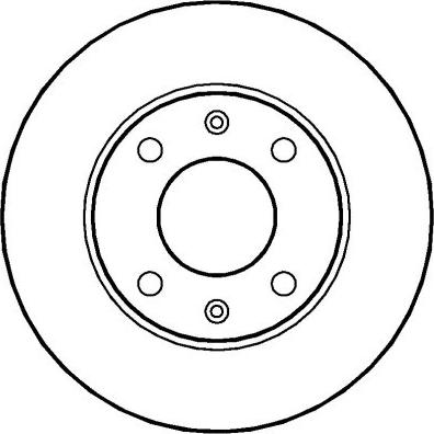 National NBD046 - Гальмівний диск autocars.com.ua