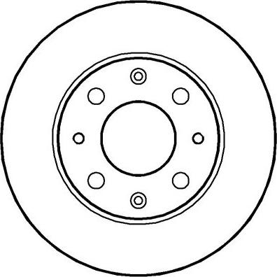 National NBD059 - Гальмівний диск autocars.com.ua