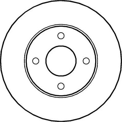 Quinton Hazell BDC3582 - Тормозной диск avtokuzovplus.com.ua