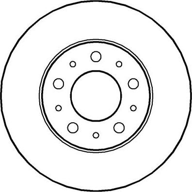 NATIONAL NBD087 - Гальмівний диск autocars.com.ua