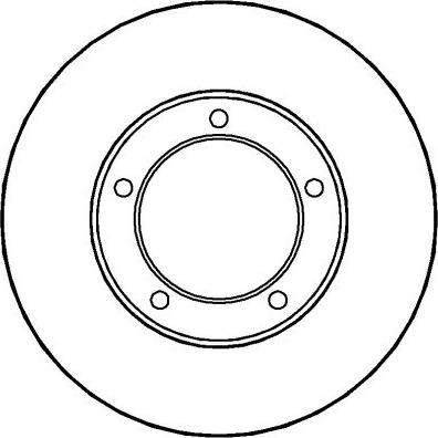 NATIONAL NBD1011 - Гальмівний диск autocars.com.ua