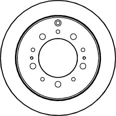 National NBD1012 - Гальмівний диск autocars.com.ua