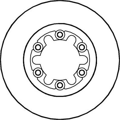 DJ Parts BD2568 - Гальмівний диск autocars.com.ua