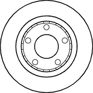 Kawe 6822 10 - Гальмівний диск autocars.com.ua