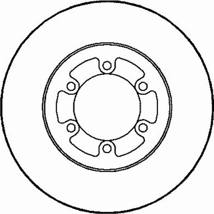 NATIONAL NBD1089 - Гальмівний диск autocars.com.ua