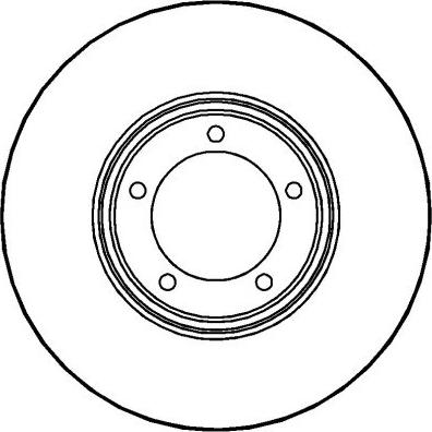 Quinton Hazell BDC5726 - Тормозной диск avtokuzovplus.com.ua