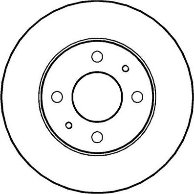 NATIONAL NBD141 - Гальмівний диск autocars.com.ua