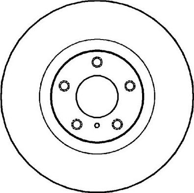 Rotinger RT 20487 T5 - Гальмівний диск autocars.com.ua