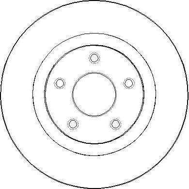 Jurid 562578JC - Гальмівний диск autocars.com.ua