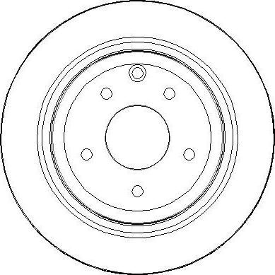 Nissan (Dongfeng) 432069W100 - Гальмівний диск autocars.com.ua