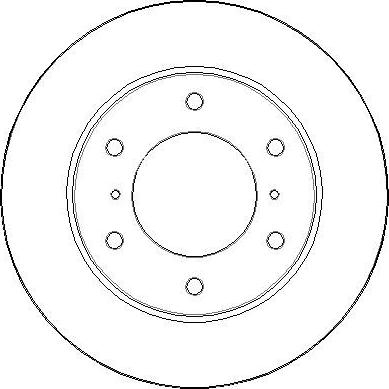 NATIONAL NBD1558 - Гальмівний диск autocars.com.ua
