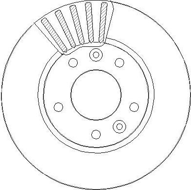 BOSCH 0 986 479 599 - Тормозной диск avtokuzovplus.com.ua