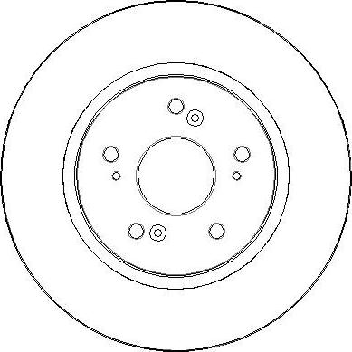 Triscan 1115-P008661 - Гальмівний диск autocars.com.ua