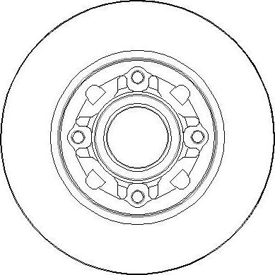 QUARO QD8486 - Тормозной диск avtokuzovplus.com.ua